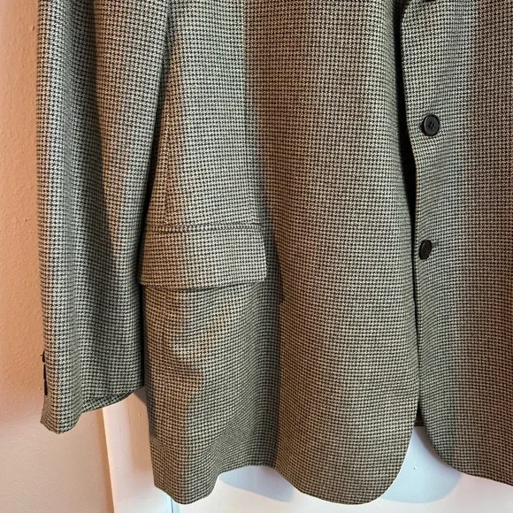 Zanella Men's Blazer in Brown and Black Check, BIG & TALL Sports Coat - Picture 11 of 12